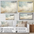 thumbnail image 4 of Designart "Neutral Clouds Minimalist Sky" Clouds Floater Framed Canvas Art Print, 4 of 5