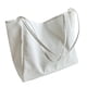 thumbnail image 5 of Bolso de hombro de lona, bolso de lona Simple y ligero de gran capacidad, Color puro, suave y a la moda, 5 of 8