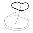thumbnail image 3 of Joyería de Cadena de Muslo Sunnimix Cadena de muslo Brillante Pierna Cadena de Cuerpo, 3 of 8