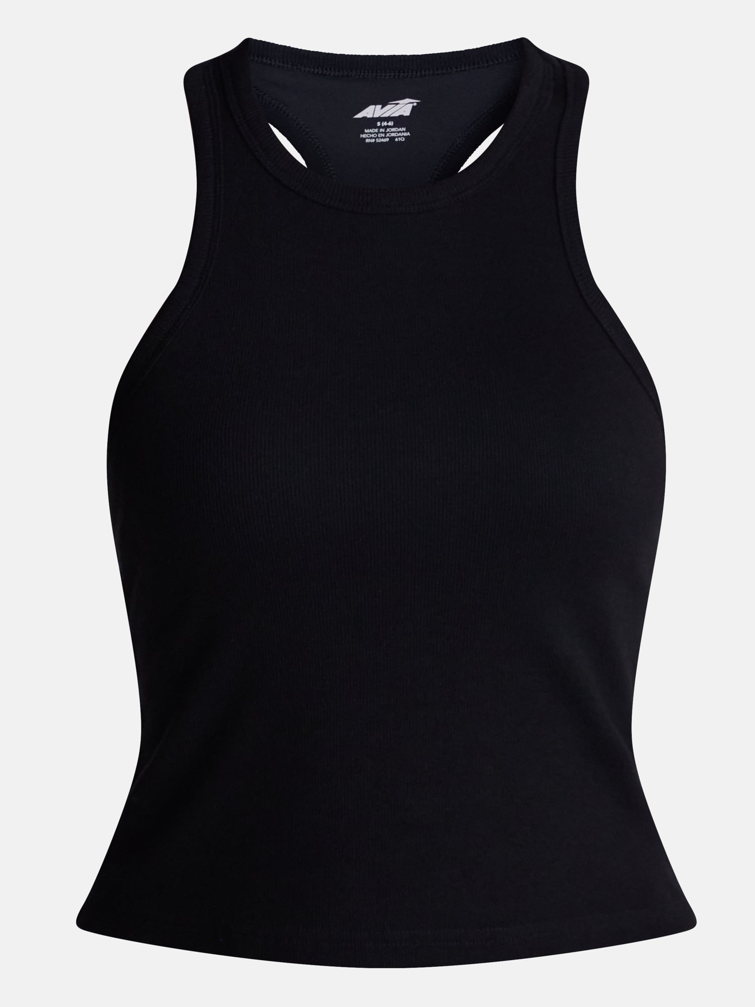 Avia Women’s Cropped Ribbed Tank Top, Sizes XS-XXL