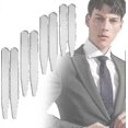 thumbnail image 1 of 10pcs Shirt Collar Stiffeners, Stainless Steel Smooth Shirt Collar Stiffeners Metallic Collar Stays, 1 of 4