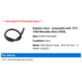 thumbnail image 2 of Radiator Hose - Compatible with 1973 - 1980 Mercedes-Benz 450SL 1974 1975 1976 1977 1978 1979, 2 of 2