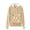 A-Khaki442, variant on Bibifish Pet Pouch Hoodies Snap Pet Pocket Pom Pom Drawstring Paw Print Long Sleeve Sweatshirt Pullover Tops