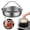 7 Inch, variant on Stainless Steel Steamer Basket, 5.51 Inch 304 Stainless Steamer Insert with Handle Steamers Basket Portable Steaming Rack for Home Kitchen Pressure Cooker Cooking