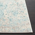 thumbnail image 4 of SAFAVIEH Madison Nita Vintage Floral Runner Rug, Ivory/Teal, 2'2" x 12', 4 of 8