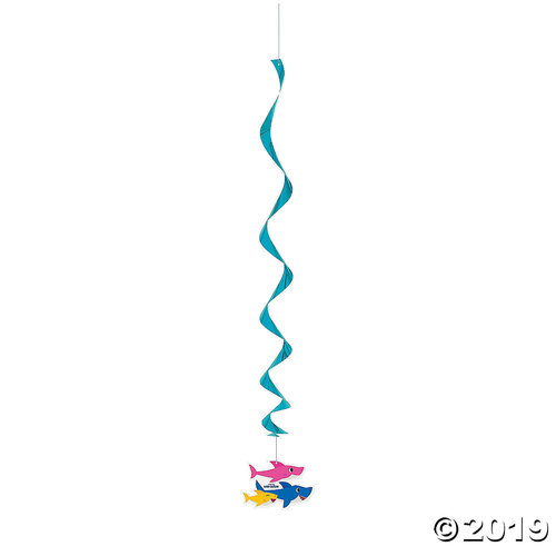 Baby Shark Hanging Swirl Decorations