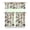 Chickens01, variant on Ocean Themed Window Treatment Panels Set of 3, Hawaiian Sea Turtles & Underwater Design, Rod Pocket Short Curtains for Kitchen/Bathroom