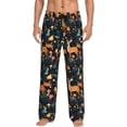 thumbnail image 2 of Kdxio Forest Elf Print Men's Sleep Pajama Pant Lounge Pants with Pockets, 2 of 8