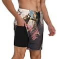 thumbnail image 2 of Fuzoiu Stylish Kangaroo In Suit Print Men's Swim Shorts,Quick-Dry Double-Layer Swim Trunks,Board Trunks,Beach Shorts Swimwear Bathing Suits-X-Large, 2 of 6