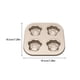 thumbnail image 5 of Bewildely Bandeja para hornear Cat Paw Recubrimiento antiadherente Distribución uniforme del calor Bandeja para hornear Resistencia a altas temperaturas Cocina y Comedor 4 dorado claro Bewildely HA080358-01, 5 of 6
