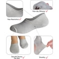 thumbnail image 3 of 30Pairs No Show Socks Cotton Liner Low Cut Sock for Men Women Thin 30 Pack Solid Color White Summer travel, 3 of 5