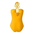 thumbnail image 5 of Ynynloco Women's One Piece Swimsuit with Cover up Set Sleeveless Deep V Neck Bikini Sets Sexy Bathing Suit, 5 of 8