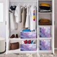 thumbnail image 6 of Foldable Fabric Storage Bin Home Cubes Clothing Organizer Bins Large Collapsible Box Basket for Home Organizer Pink and Blue Marble Texture, 6 of 8