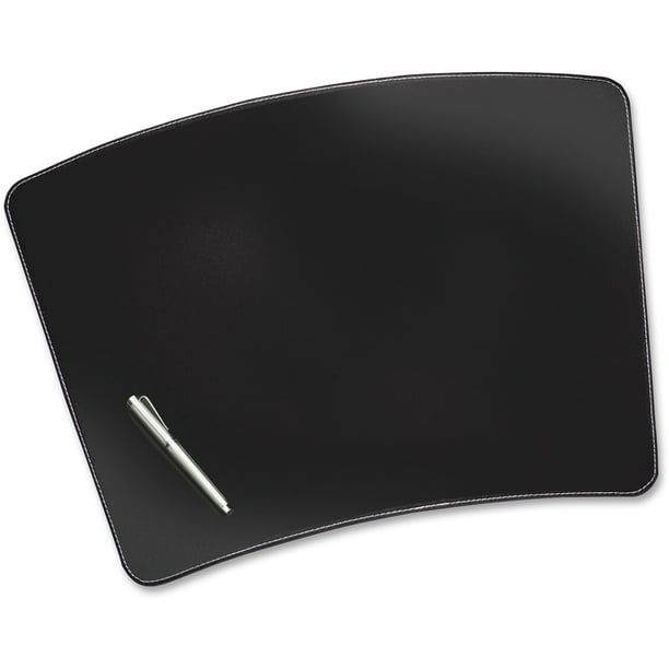 Artistic Sagamore Desk Pad W Decorative Stitching 36 X 20 Black