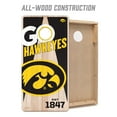 thumbnail image 5 of YouTheFan NCAA Iowa Hawkeyes 2' x 4' Cornhole Game, 5 of 6