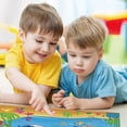 thumbnail image 2 of Stickers Book DIY Toys Puzzle Game Cartoon Zoo Sea Animals Creation Sticker Pad Learning Education Girl Boy Kids Gifts heqiyong LED, 2 of 2
