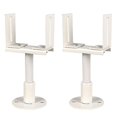 thumbnail image 4 of 2 Pcs Supports de Radiateur en Aluminium Réglables - Design Élégant & Installation Facile Réglable 41-46 cm, 4 of 10