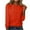Red, variant on Oalirro Polyester Long Sleeve Shirts for Women Round Neck Solid Going Out Tops for Women