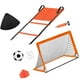 thumbnail image 3 of Portería de fútbol para niños Portería de fútbol plegable portátil Juego de deportes al aire libre con balón Equipo de entrenamiento de fútbol, 3 of 8
