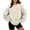 Beige, variant on Women's Leopard Print Crew Neck Sweatshirt, Long Sleeve Pullover Casual Relaxed Fit Top for Everyday Wear