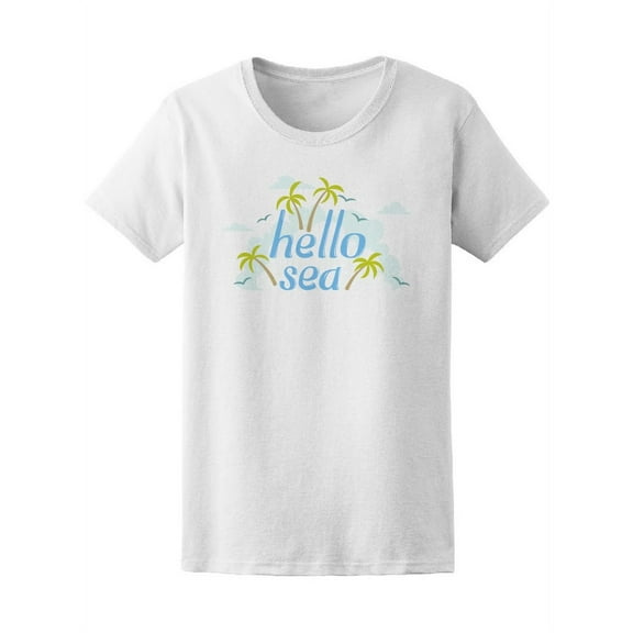 Hello Summer Sea Island Tee Women's -Image by Shutterstock