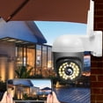 thumbnail image 1 of Cámara de seguridad inalámbrica WiFi de 2 MP para exteriores, vista de 360°, domo PTZ de 1080P, cámara de vigilancia para el hogar con detección de movimiento, audio bidireccional, visión nocturna a c, 1 of 9