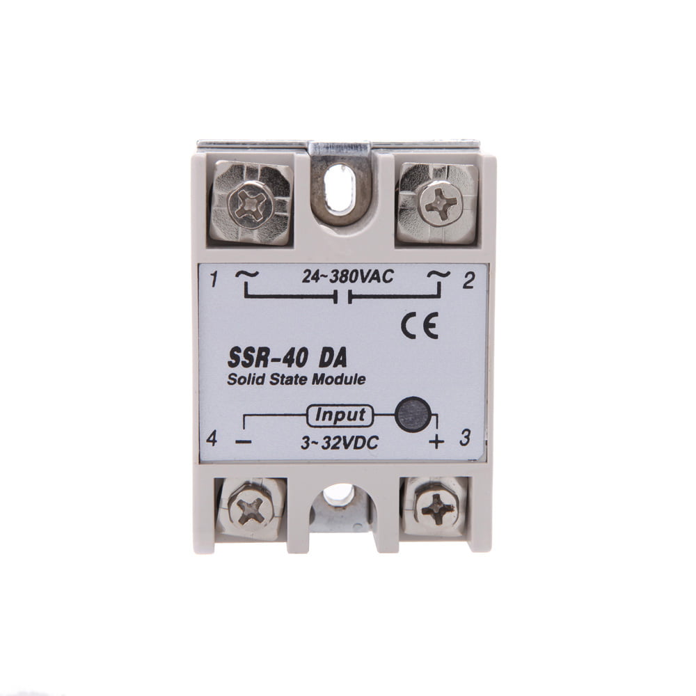 Details about   24V-380V 40A SSR-40 DA Solid State Relay Module for PID Temperature L1K8 