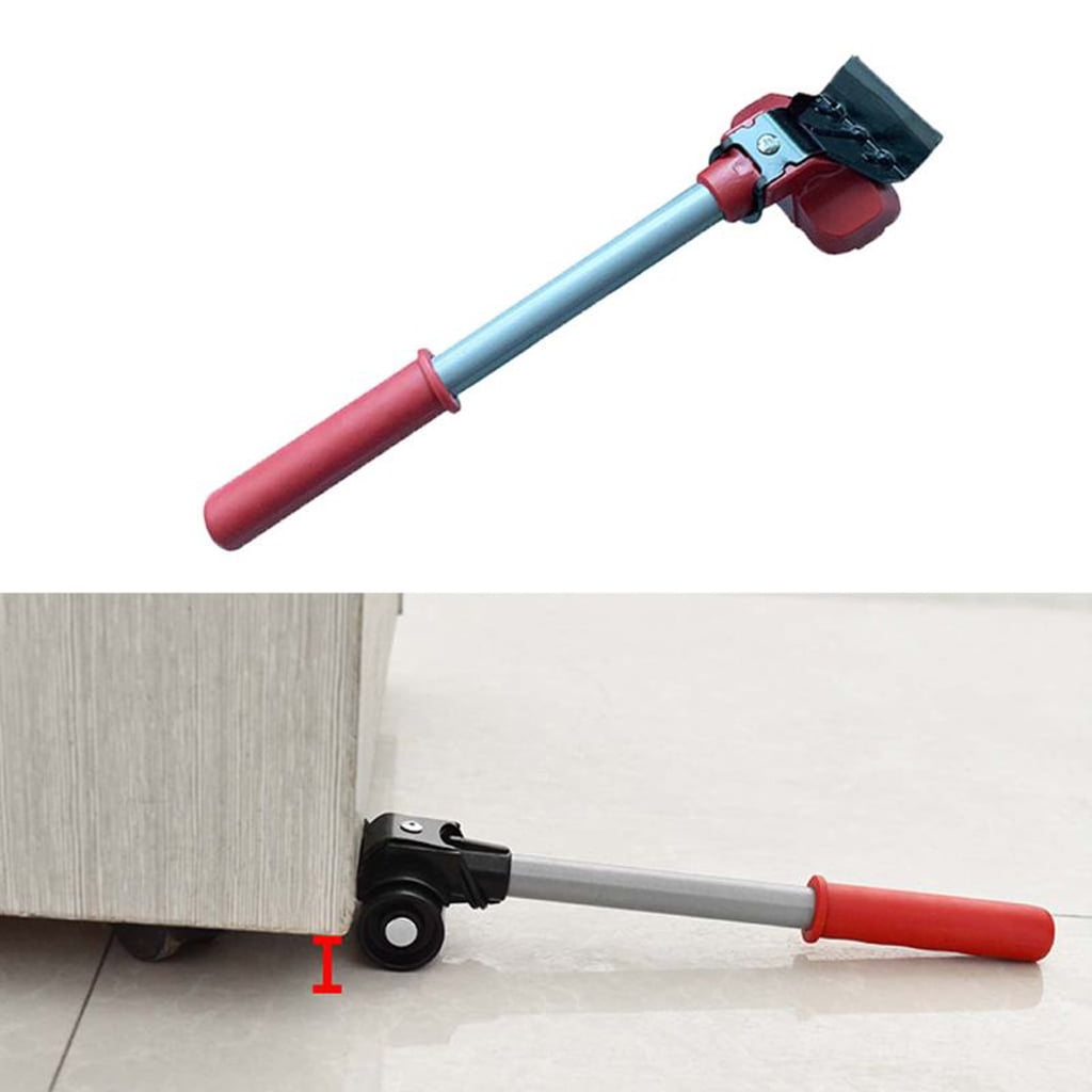 Furniture Mover Tool Heavy Stuffs Transport Lifter 4 Wheeled Mover Roller Bar