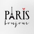 thumbnail image 2 of CafePress - Paris Bonjour - Adjustable Unisex Printed Trucker Hat with Mesh Back, 2 of 8
