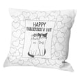 thumbnail image 2 of Valentine's Day Decorative Gifts for Kids - Color Your Own Pillowcase Coloring Craft Coloring Cute Animal Pillow Case for Boys Girls Decoration Supplies Craft, 2 of 4