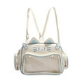 thumbnail image 1 of MERIGLARE Cat Ita Bag Clear Window Crossbody Purse for Anime Display Pin Display Party Blue, 1 of 9