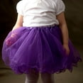 thumbnail image 4 of Hot Pink Little Girls Tutu Ruffle Edge 3-Layer (4 mo - 3T), 4 of 4