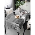 thumbnail image 6 of Grey Abstract Table Cloth, Modern Mottled Art Oil Painting Waterproof Tablecloth for Rectangle Tables, Reusable Washable Fabric Table Cover for Restaurant Kitchen Dining Tables 54"x108", 6 of 6