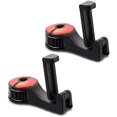 thumbnail image 1 of Paquete de 2 soportes para reposacabezas de coche para teléfono móvil, duraderos para el reposacabezas del asiento trasero (rojos), 1 of 4