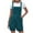 Blue, variant on Overalls for Women One Piece Bib Shortalls Rompers Square Neck Sleeveless Pleated Wide Leg Short Jumpsuits with Pockets