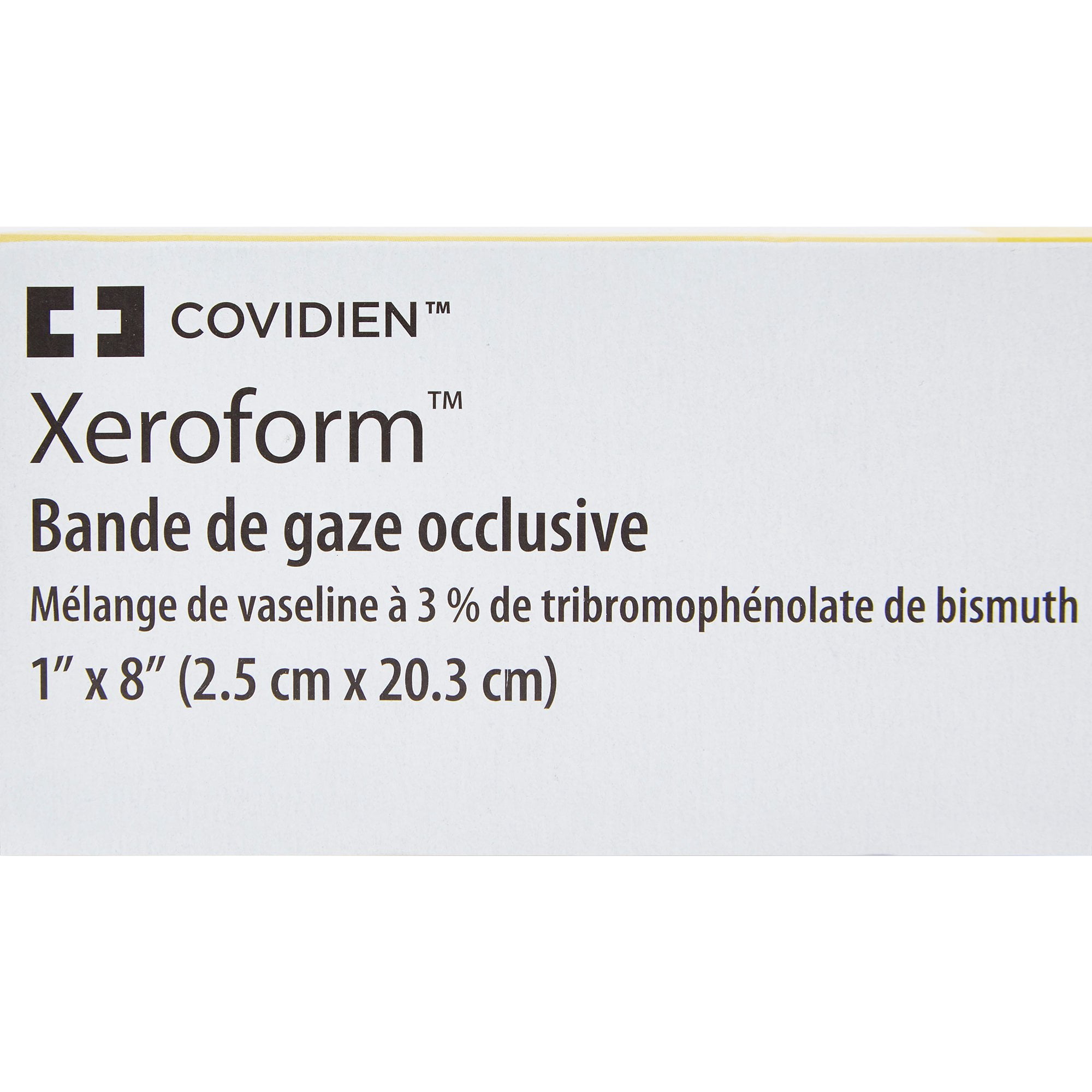Xeroform Occlusive Xeroform Petrolatum Impregnated Dressing 1 x 8" Strip Fine Mesh Gauze 8884433301 200 Ct