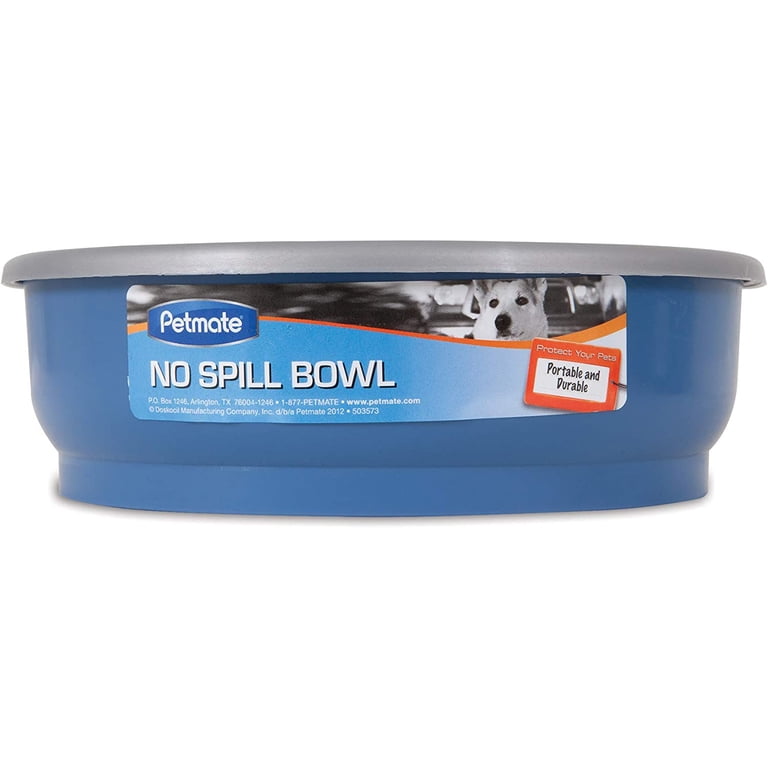 Petmate No Spill Bowl, Blue, 6 Cup photo 3