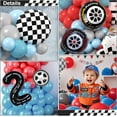 thumbnail image 5 of EMPIRE PARTY Supply Two Fast Race Car Birthday Party Decoration Kit for 2nd Birthday Boy, 134 Pieces, 5 of 7