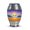 Beach-4, variant on Waves on Beach Yellow Urn for Couple Ashes - Cremation Keepsake Urns for Human Ashes Adult Male & Female - Funeral Burial Urn for Husband 3 Inch
