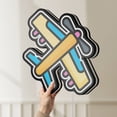 thumbnail image 6 of Plane 3D Novelty Light Box, Cute Aviation Toy Light for Children's Spaces and Nursery Decor (Width 16 inch, 40cm), 6 of 9