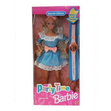 Party Time Barbie Doll Special Edition Includes Watch 1994 Mattel 12243
