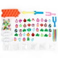 thumbnail image 4 of DIY Rainbow Rubber Band Craft Kit for Kids 7-14: 15000 Strands, 3-Tier Storage, English Instructions – Enhance Creativity, Hand-Eye Coordination & Interactive Play with Safe, Durable Material for, 4 of 6