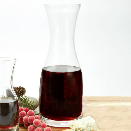 Monogram 750 ml Large Glass Wine Carafe (Best Home Monogram Machine)