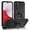 Black, variant on Hotpom Samsung Galaxy A14 5G Case, Military-Grade Shockproof Cover with 360° Rotating Kickstand - Blue