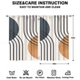 thumbnail image 2 of Modern Abstract Geometric Boho Curtains-blackout Curtains Bedroom Decor Living Room Darkening Grommet Window Drapes 2 Panels Set 41"x63", 2 of 2