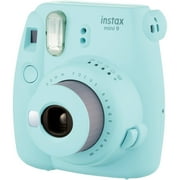 Fujifilm Instax Mini 9 Instant Camera (Ice Blue) with Instax Mini Film Pack