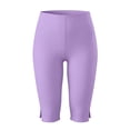 thumbnail image 7 of Edvintorg Capri Pants for Women High Waisted Casual Athletic Stretch Slim Fit Yoga Legging Fashion Clothing Women Purple XL, 7 of 7