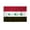 4x6 ft Nylon Flag, variant on AGAS Iraq Old Car Flag 12x16 inch Polyester Fabric Double Stitched 17 Inch White Plastic Flexible Pole High Visibility Old Iraqi National Car Flag