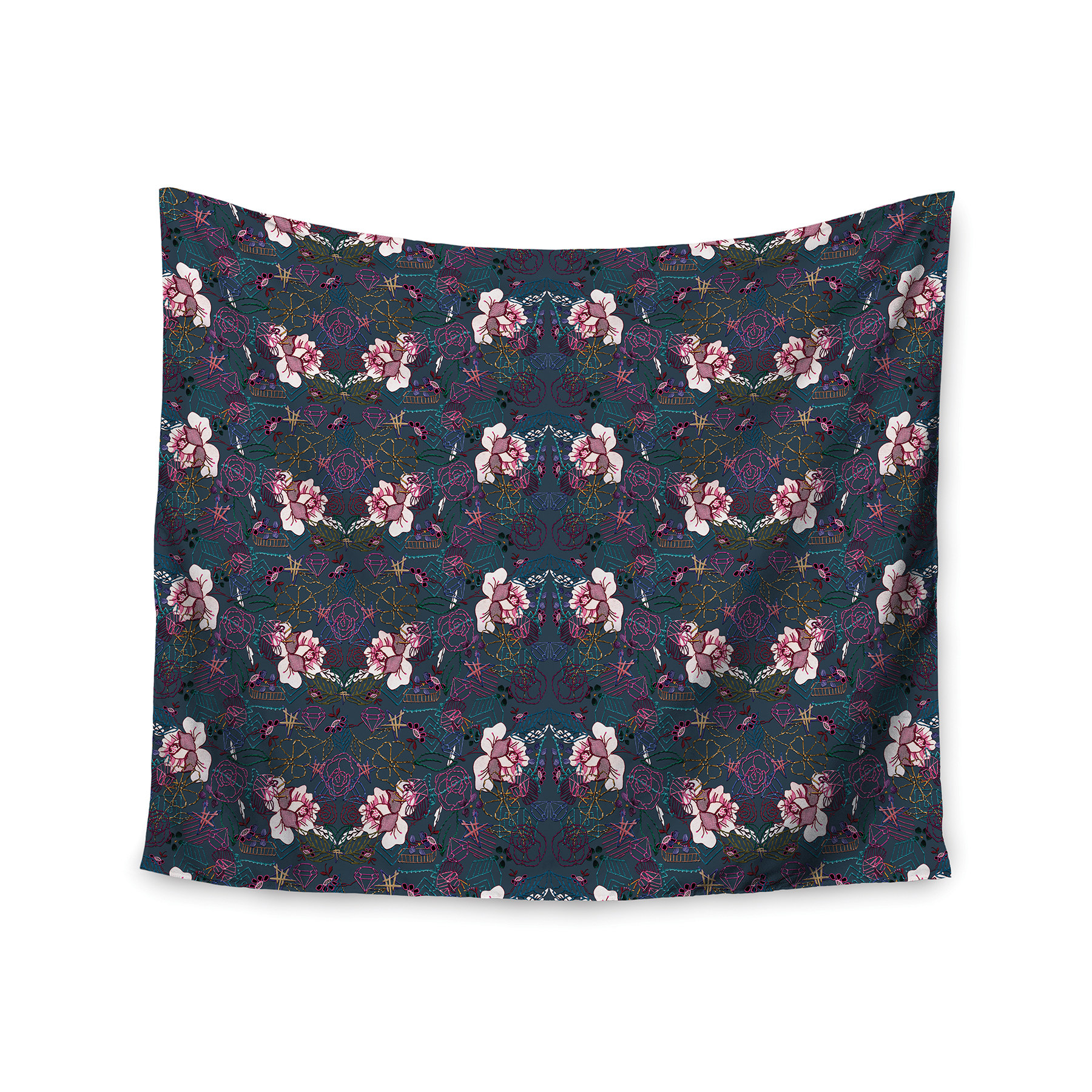 51 X 60 Kess InHouse Catherine McDonald Vintage Vinyl Wall Tapestry