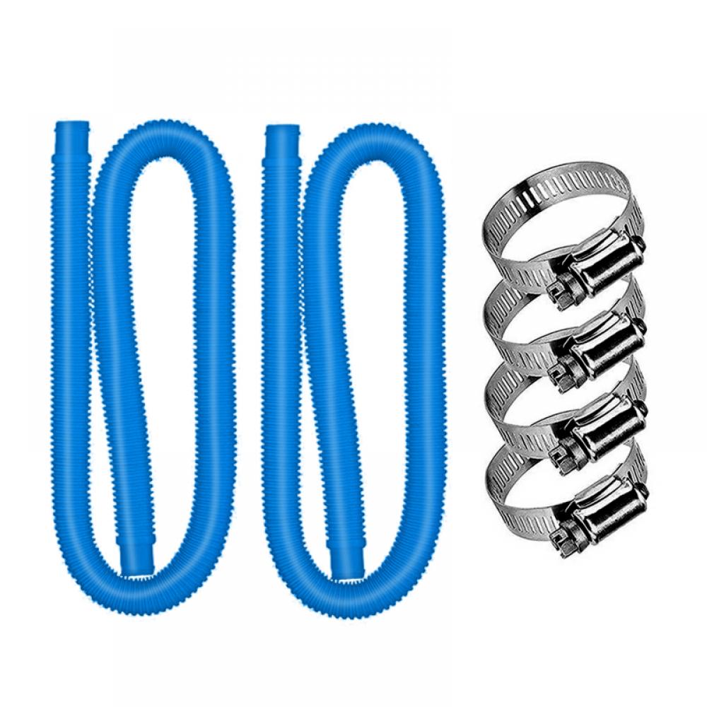 Fitup Replacement Hose For Above Ground Pools [Set of 2] 1.25" Diameter